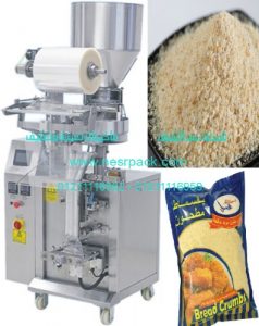 ماكينة تعبئة أكياس البقسماط المطحون وتغليفها أوتوماتيكيا موديل 902 المقدمة من شركة نسر الشرق ماكينات تعبئة وتغليف