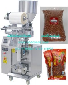 ماكينة تعبئة أكياس الشطة و تغليفها أوتوماتيكيا موديل 902