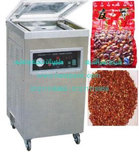 ماكينة تغليف الشطة بالفاكيوم شفط هواء بغرفة واحدة استانليس تيل موديل 601