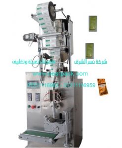 ماكينة تعبئة وتغليف زيت جوز الهند في اكياس اتوماتيك موديل 505