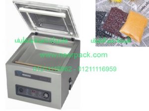 ماكينة تغليف الكاكاو المطحون بالفاكيوم في اكياس موديل 601 المقدمة من شركة نسر الشرق  ماكينات تعبئة وتغليف: