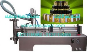 ماكينة ذات مخرج واحد لتعبئة السوائل مثل زجاجات زيت الزيتون موديل 403