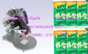 ماكينة طباعة التاريخ على أكياس العسل الأبيض والأسود موديل 321