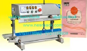 ماكينة لحام أكياس ماء الورد البلاستيكية المستمرة